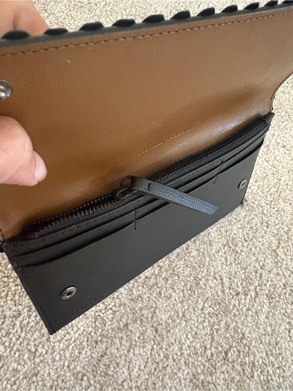 Loeffler Randall black Scallop Wallet - Picture 5 of 5